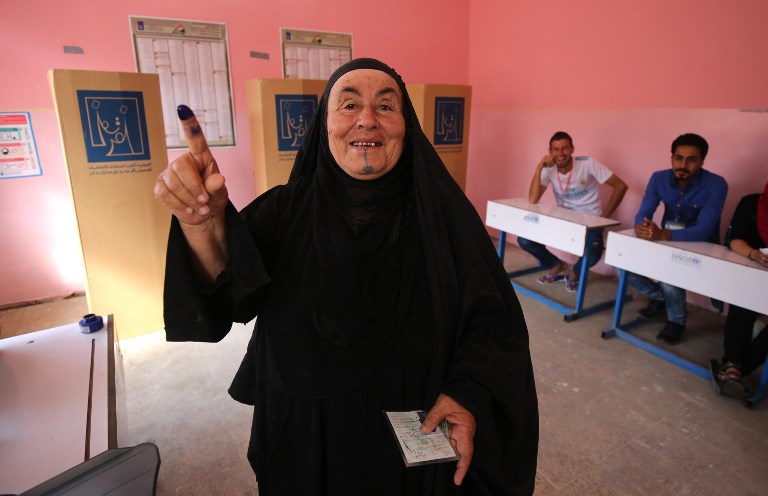People in the Kurdistan Region and Iraq vote in the parliamentary elections across the country. (Photo: AFP)